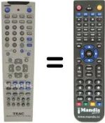 Télécommande équivalente TEAK PL-D 200 V