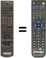 Télécommande équivalente Sony DVP-NS 930