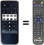 Replacement remote control FTE MAXIMAL ESR 1000