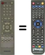 Télécommande équivalente Samsung TX14P1