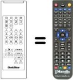 Télécommande équivalente LG 105-042E