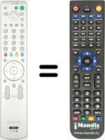 Télécommande équivalente Sony KV32FQ85E