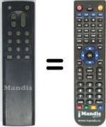 Télécommande équivalente RC9076-00B