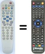 Replacement remote control Philips 312814713341