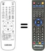 Télécommande équivalente Samsung SV415