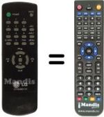 Télécommande équivalente LG 6710V00017M