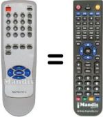 Télécommande équivalente TELE PILOT 741C