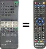 Télécommande équivalente Sony KV-C2971A