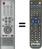 Gleichwertige Fernbedienung Samsung RM-C803