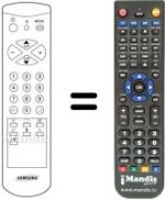 Télécommande équivalente Blaupunkt AA59-10023B