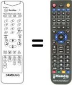 Télécommande équivalente AA59-10032T