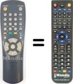 Télécommande équivalente Blaupunkt AA59-10107C