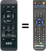 Replacement remote control Aeg BSS4815