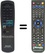 Télécommande équivalente RC-6AS14