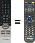 Télécommande équivalente Samsung LW17M25CP