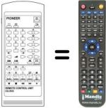 Télécommande équivalente Pioneer SV2803
