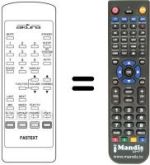 Replacement remote control REMCON1146
