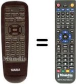 Télécommande équivalente Yamaha NX703130