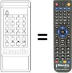 Replacement remote control EUR64542