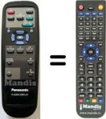 Télécommande équivalente Panasonic TH-37PW5