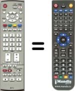 Replacement remote control Panasonic TX-26LED65F