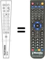 Télécommande équivalente REMCON928