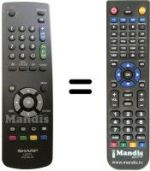 Replacement remote control GA544WJSA