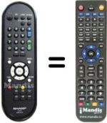 Replacement remote control GA607WJSA