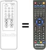 Télécommande équivalente REMCON458