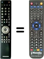 Télécommande équivalente Grundig FINEARTS LED