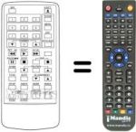 Télécommande équivalente REMCON296