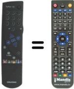 Replacement remote control Grundig M82-169PAL / PLUS