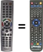 Télécommande équivalente RC536P