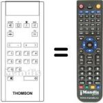 Télécommande équivalente Thomson 249456