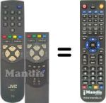 Gleichwertige Fernbedienung JVC AV14JT5