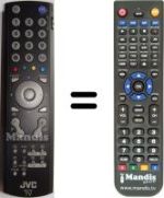 Télécommande équivalente JVC LT-26DA8SU / R