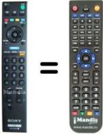 Replacement remote control Sony KDL-26P300H
