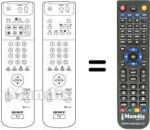 Gleichwertige Fernbedienung Sony KV-32DS60U