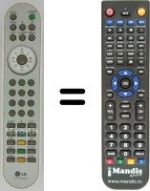Télécommande équivalente LG RZ-20LZ50C