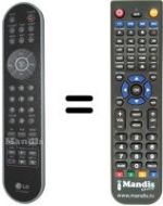 Télécommande équivalente LG 6710T00003G