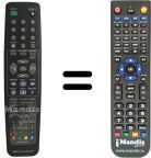 Télécommande équivalente LG 6710V00005H
