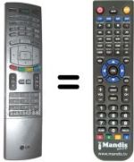 Gleichwertige Fernbedienung LG 6710V00151E