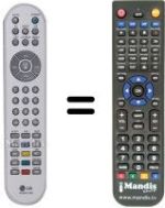 Télécommande équivalente LG 23LC1R-ZB