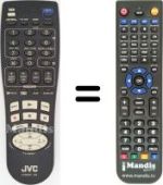 Gleichwertige Fernbedienung JVC HR-J713