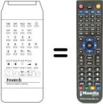Replacement remote control Frontech M2132