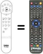 Replacement remote control REMCON845