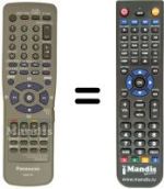 Replacement remote control N2QAKB000022