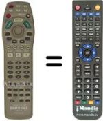 Télécommande équivalente Samsung R3000