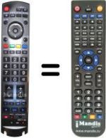 Replacement remote control Panasonic N2QAYB000239