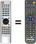 Télécommande équivalente REMCON822